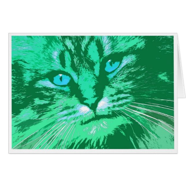 Min vildirländareTabby Hälsningskort (Framsidan Horizontal)