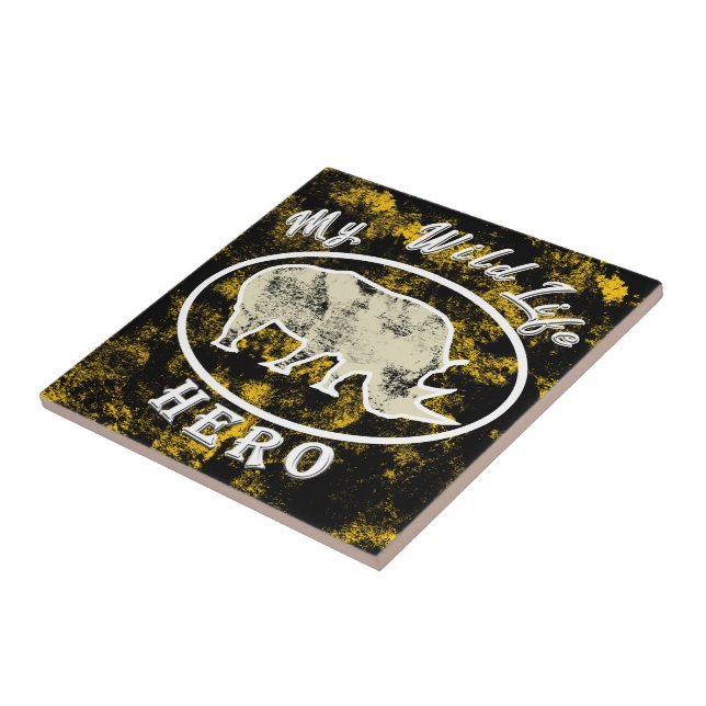 Min vildlevande hjälte kakelplatta (Sidan)