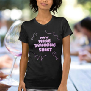 Min vin drickande skjorta t shirt