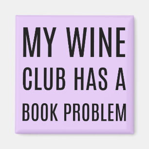 Min Vin-Klubb har problem med Bok. Magnet