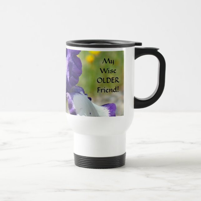 Min vise ÄLDRE vän! Reskaffekoppar Resemugg (Höger)