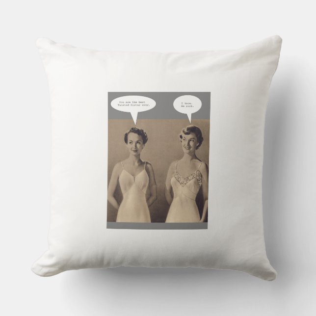 Min vridna syster kudde (Framsida)