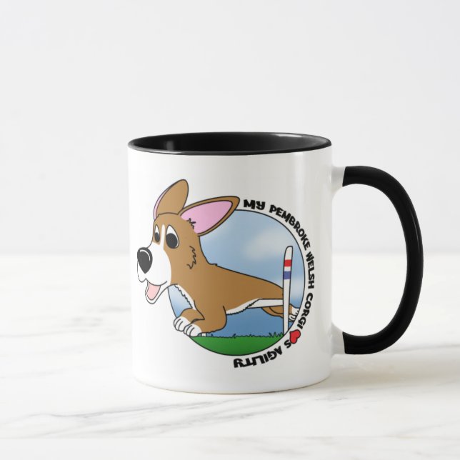 Min walesiska Corgi för pembroken älskar Mugg (Höger)