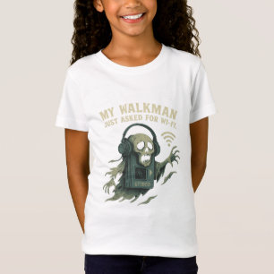 Min Walkman frågade efter Wi-Fi Retro Tech Skräck T Shirt