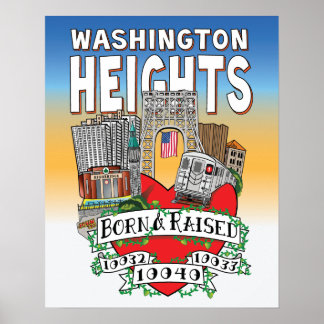 MIN WASHINGTON HEIGHTS POSTER