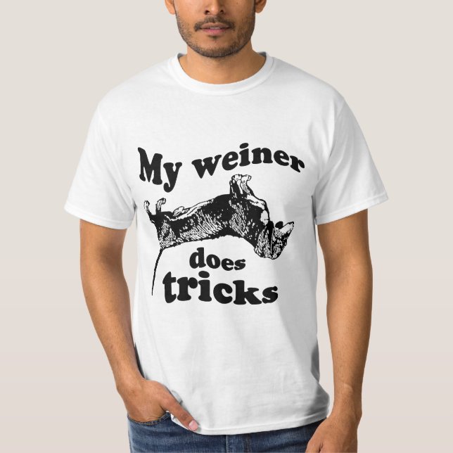 MIN WEINER GÖR TRICKT-tröja Tröja (Framsida)