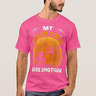 Min Welsh Corgi Ride Pistol Funny Welsh Corgi Hund T Shirt