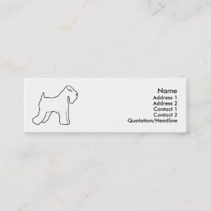 "Min Wheaten Terrier ", Mini Visitkort