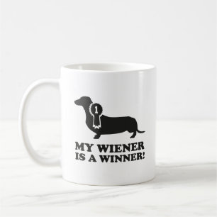 Min Wiener är en vinnare! Kaffe Mugg