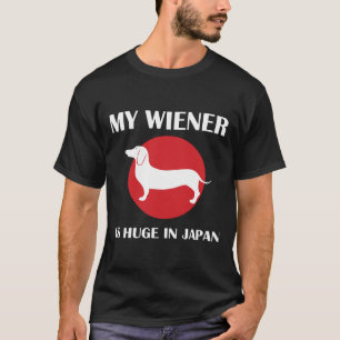 Min Wiener är enorm i Japan Dachshund T Shirt