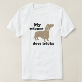 Min Wiener utlöser Hett Hund Dachshund T Shirt