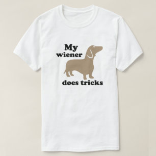 Min Wiener utlöser Hett Hund Dachshund T T Shirt