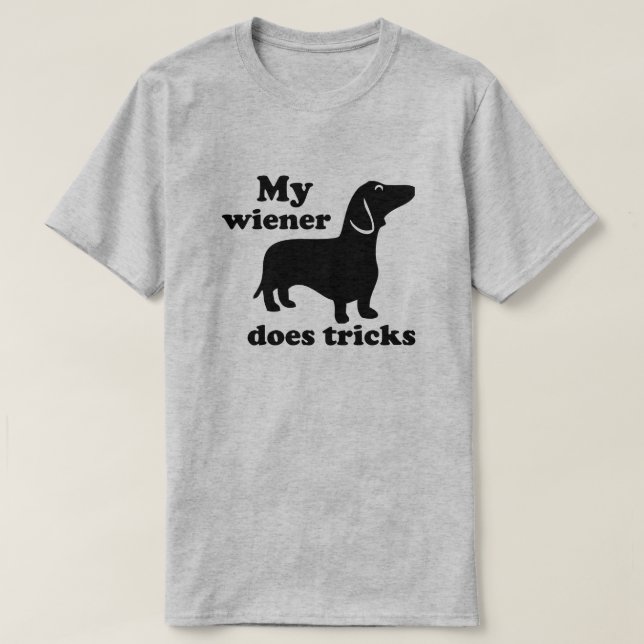 Min Wiener utsätter Dachshund Hund älskare T för t T-shirt (Design framsida)