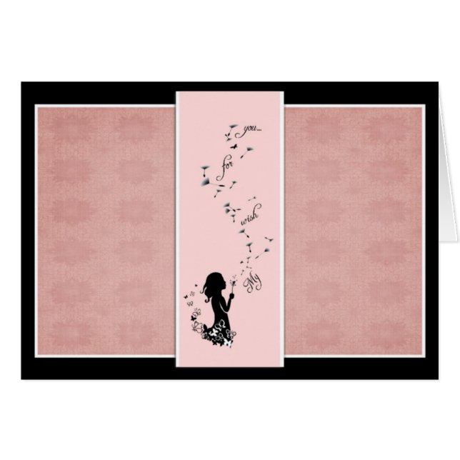Min wish för dig… hälsningskort (Framsidan Horizontal)