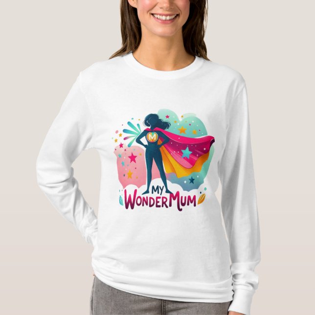 Min WonderMum T Shirt (Framsida)