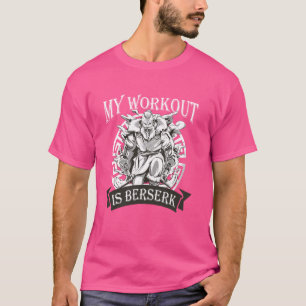 Min workout är Berserk Valhalla Norse Fläkt Viking T Shirt