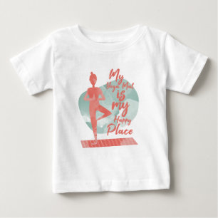 Min Yoga Mat är min Cute Lycklig Ställe T Shirt