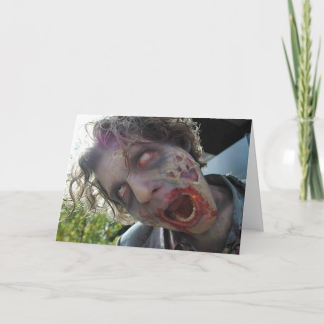 Min Zombie Valentine Helgkort (Framsida)