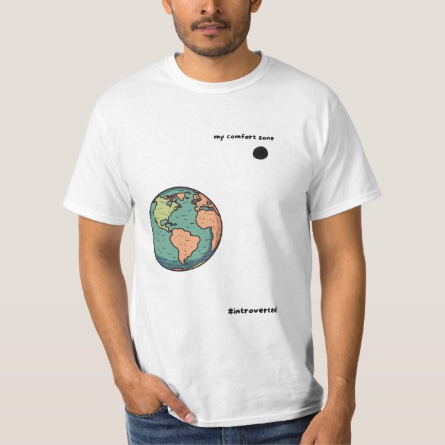 Min zona komfort för manar t shirt (Framsida)
