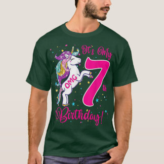 Mina 7-dagars Unicorn-utfall för Småbarn Girl T Shirt
