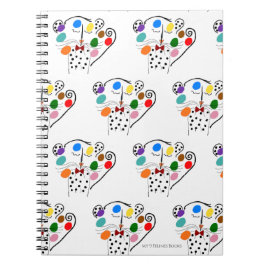Mina 9 Kattdjur Spiral Finare Byxor (Spiral bärbar Anteckningsbok