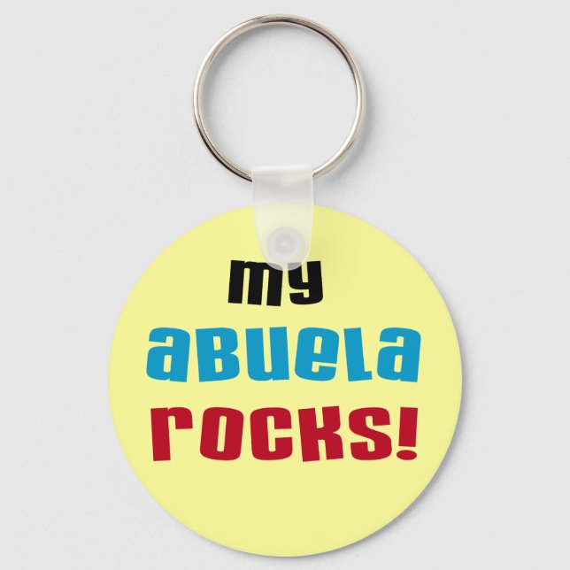 Mina Abuela Sten T-shirts och presenter Nyckelring (Framsida)