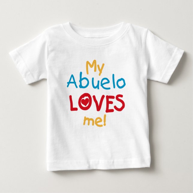 Mina Abuelo Kärlek Me T shirts och presenter (Framsida)