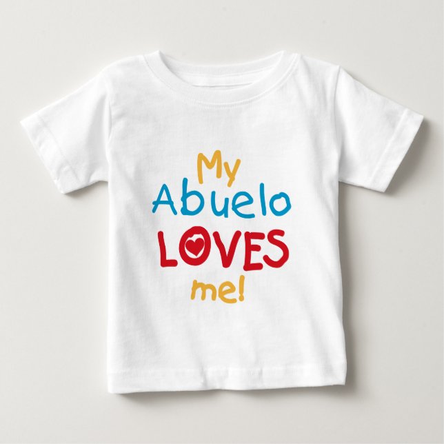 Mina Abuelo Kärlek Me T shirts och presenter (Framsida)