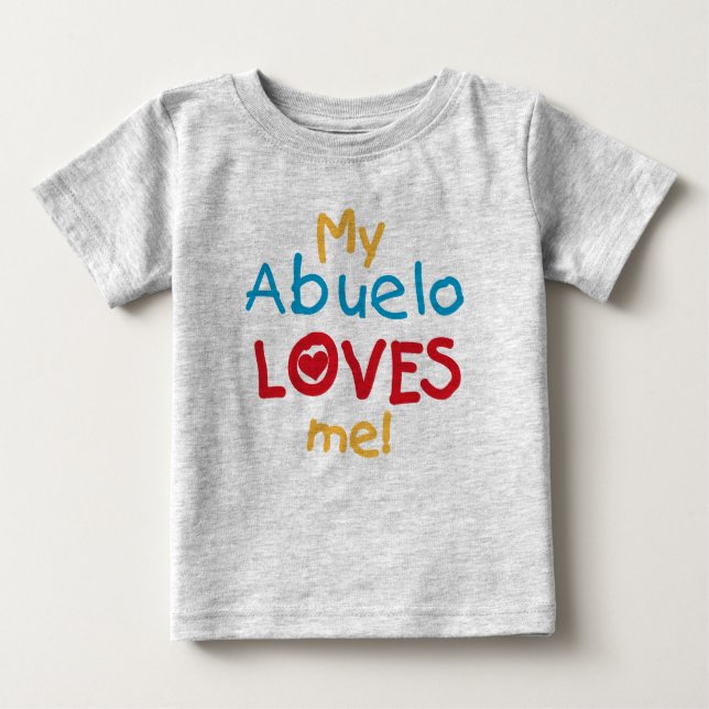Mina Abuelo Kärlek Me T shirts och presenter (Framsida)