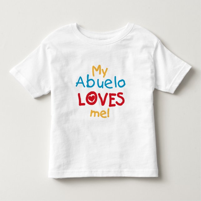 Mina Abuelo Kärlek Me T shirts och presenter (Framsida)