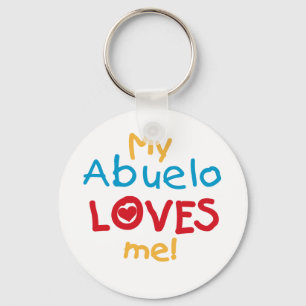 Mina Abuelo Kärlek Me T shirts och presenter Nyckelring