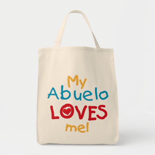 Mina Abuelo Kärlek Me T shirts och presenter Tygkasse (Framsidan)