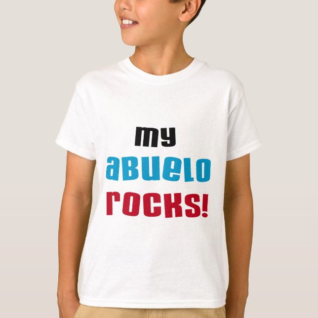 Mina Abuelo Sten T-shirts och presenter (Framsida)