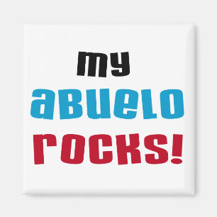 Mina Abuelo Sten T-shirts och presenter Magnet