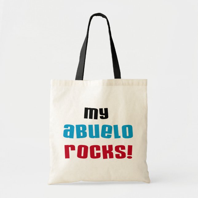 Mina Abuelo Sten T-shirts och presenter Tygkasse (Framsidan)
