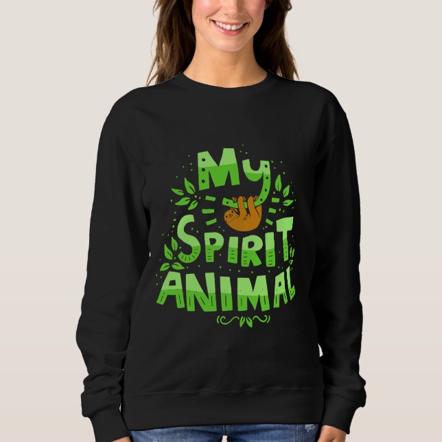 Mina andliga djur Sloth Say Animals T Shirt (Framsida)