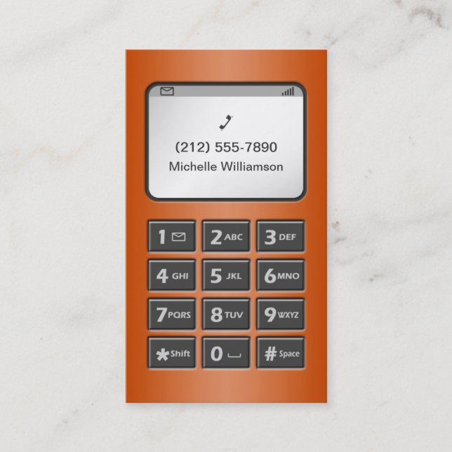 Mina andra Mobila - Orangens personliga Telefonkor (Framsida)