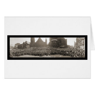 Mina arbetare Cleveland Photo 1919 Hälsningskort