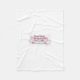 Mina armar är fulla fleecefilt