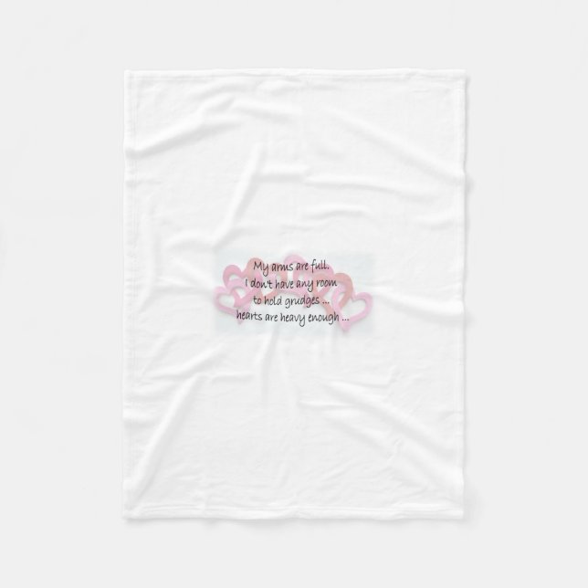 Mina armar är fulla fleecefilt (Framsidan)