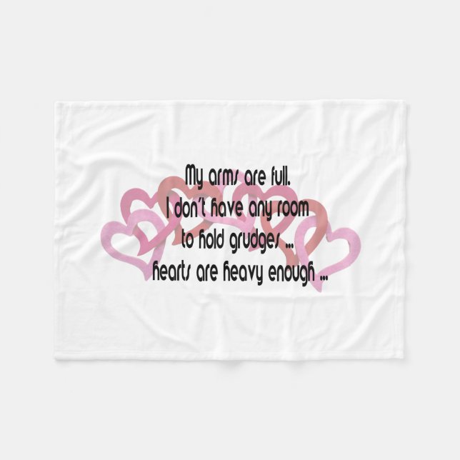 Mina armar är fulla  fleecefilt (Framsidan (Horisontell))