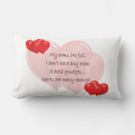 Mina armar är fulla lumbarkudde