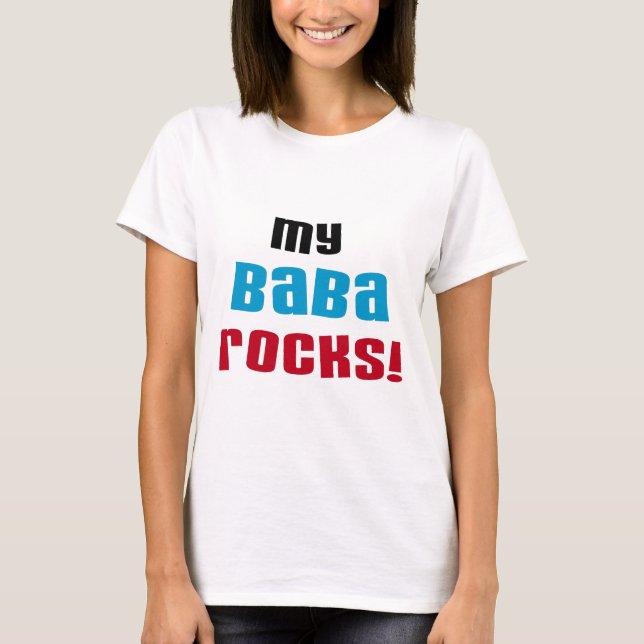 Mina Baba Sten T-shirts och presenter (Framsida)