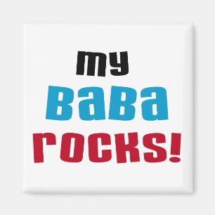 Mina Baba Sten T-shirts och presenter Magnet