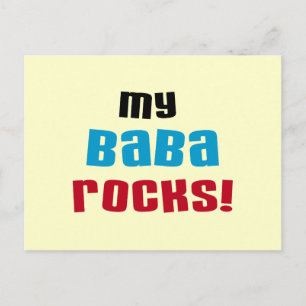 Mina Baba Sten T-shirts och presenter Vykort