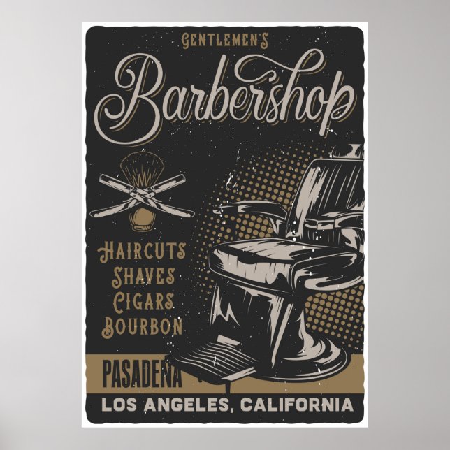 Mina Barbershop Poster (Framsidan)