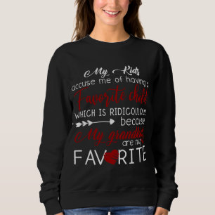 Mina barn anklagar mig för att ha favoritbarn t shirt