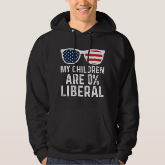 Mina barn är 0 procent liberala patriotiska hoodie