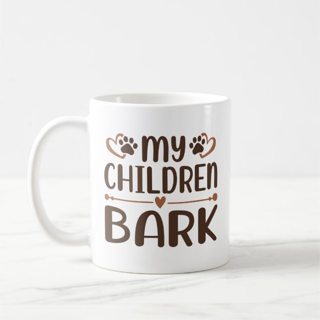 Mina barn Bark Kaffemugg (Vänster)