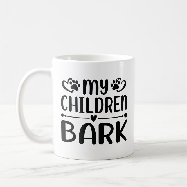 Mina barn Bark Kaffemugg (Vänster)